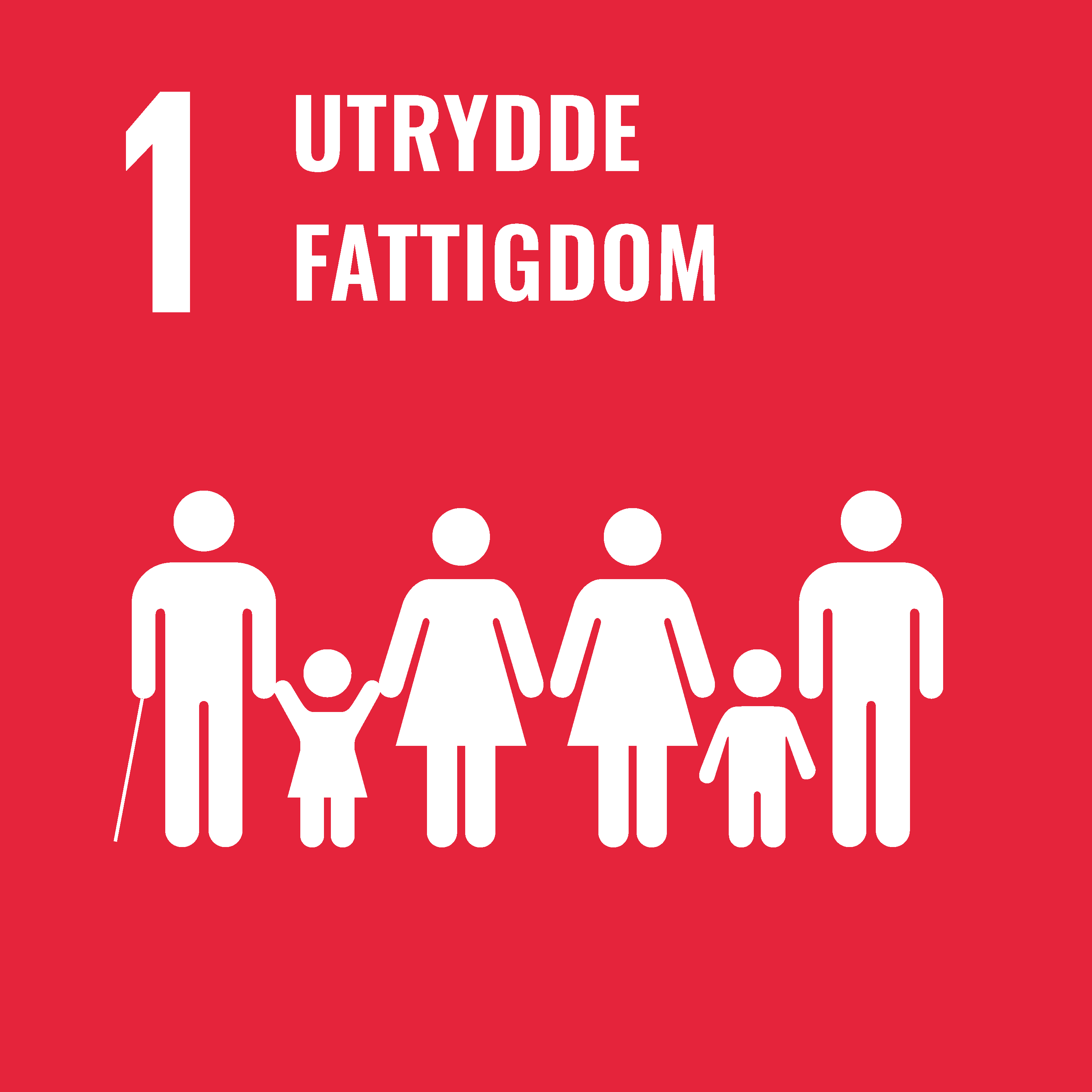 1. Utrydde fattigdom